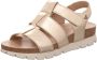 Panama Jack Gouden leren sandalen Sammy Yellow Dames - Thumbnail 4