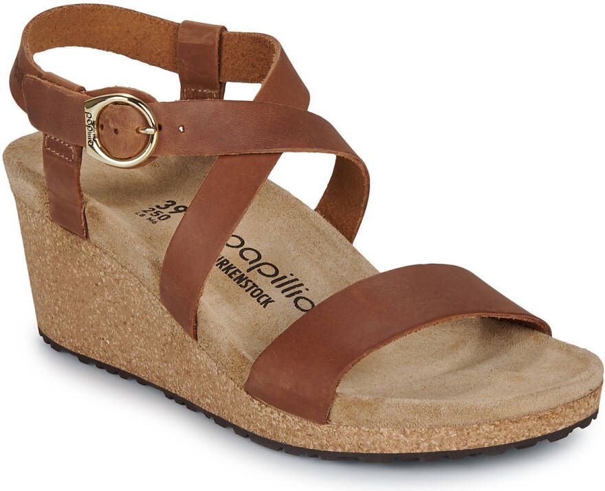 Papillio Sandalen Sibyl Ring-Buckle LENA Cognac