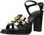 Pedro Miralles Studded High Heel Sandals Black Dames - Thumbnail 3