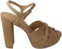 Pedro Miralles High Heel Sandals Beige Dames - Thumbnail 2