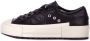 Philippe Model Lage Haute Sneakers Effen Patroon Veters Black Dames - Thumbnail 2