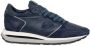 Philippe Model Blauwe Sneakers met Suède en Mesh Blue Heren - Thumbnail 20