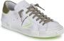 Philippe Model Witte lage top sneakers met verontrustende details White Heren - Thumbnail 2