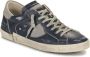 Philippe Model Lage Sneakers met Vernielde Details Blue Heren - Thumbnail 2