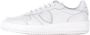 Philippe Model Witte platte schoenen Urban Sneaker Minimalistisch ontwerp White - Thumbnail 160