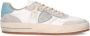 Philippe Model Vintage Basketbal Geïnspireerde Sneakers Wit Lichtblauw White Heren - Thumbnail 2