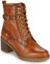 Pikolinos Dames Casual Camel Leren Laarzen Brown Dames - Thumbnail 2