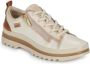 Pikolinos Premium Leren Off White Dames Sneaker Beige Dames - Thumbnail 2