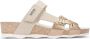 Pikolinos Beige Leren Sleehak Sandalen Beige Dames - Thumbnail 3