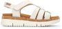 Pikolinos Off White Damesandaal Lichtgewicht Leer Beige Dames - Thumbnail 2