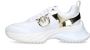 Pinko Leren Sneaker met Polyurethaan Ss0027P025Z1B White Dames - Thumbnail 3