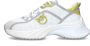 Pinko Wave Toe Sneakers met Gestructureerde Zool White Dames - Thumbnail 3