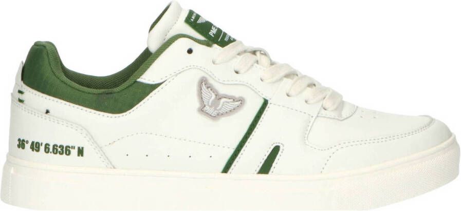 Pme Legend Lage Sneakers Craftler Wit Groen