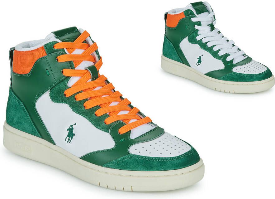 Green best sale polo sneakers