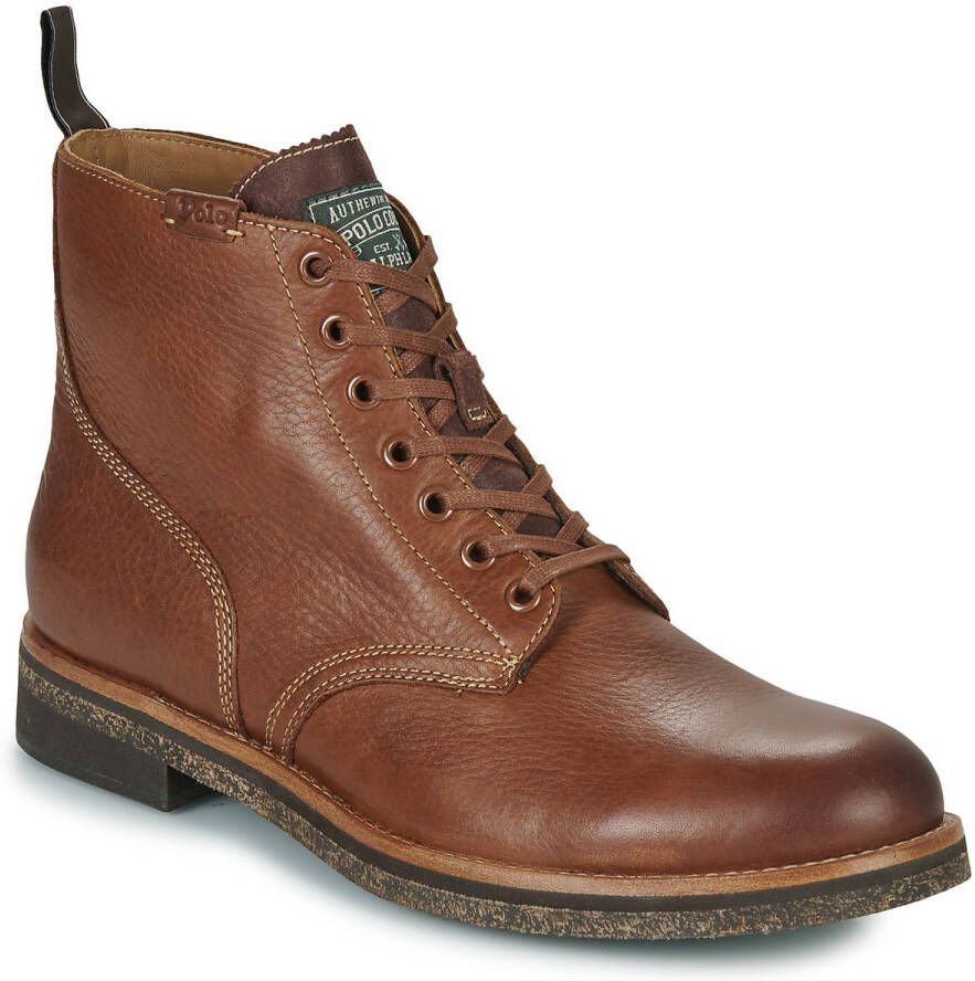 Polo Ralph Lauren Boots van leer model 'ARMY BT-BOOTS-TALL'