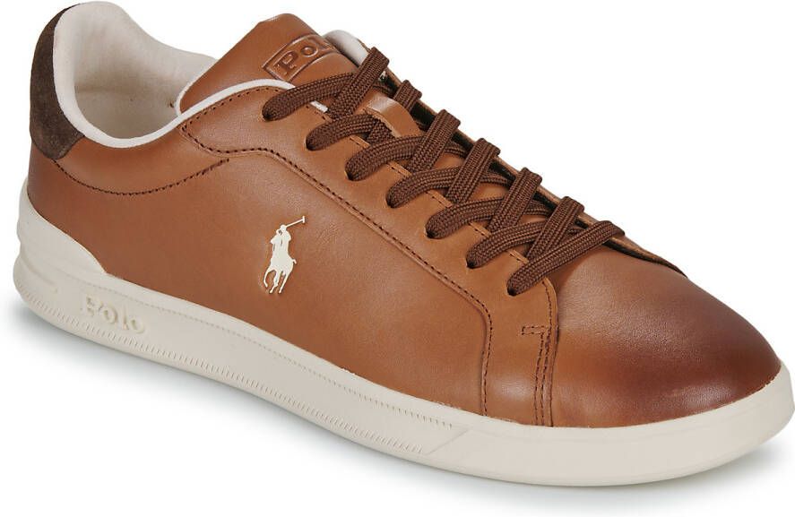 Polo Ralph Lauren Leren sneakers met logoprint model 'HERITAGE COURT'