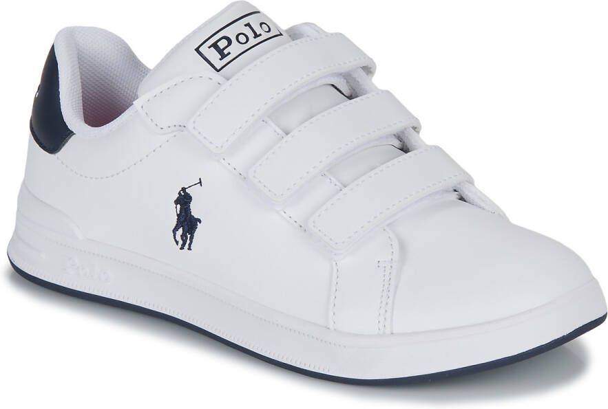 Ralph Lauren Polo Heritage Court II EZ White Navy kleuter sneakers