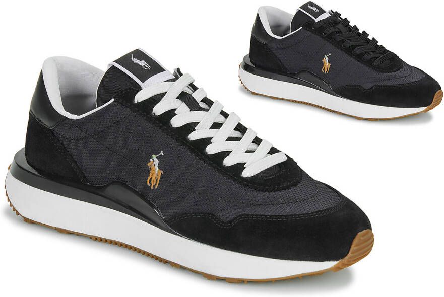 Polo Ralph Lauren Leren sneakers met logostitching model 'TRAIN'