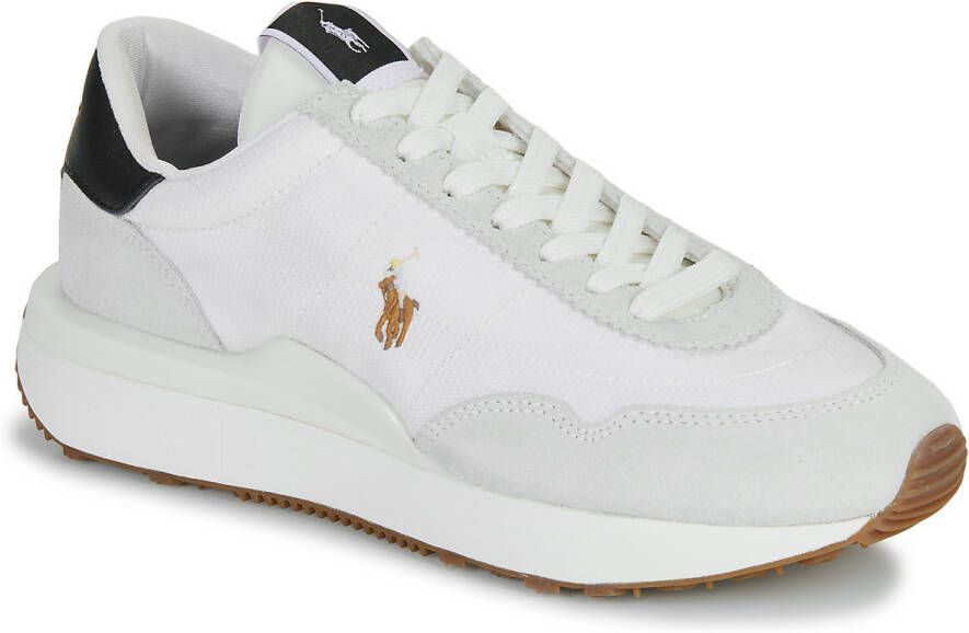 Polo Ralph Lauren Leren sneakers met logostitching model 'TRAIN'