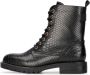 POSH by Poelman Kiek veterboots met slangenprint zwart - Thumbnail 3