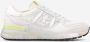 Premiata Witte Landeck Sneakers met Gele Accenten White Heren - Thumbnail 2