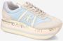 Premiata Beige Leren Sneakers Multicolor Dames - Thumbnail 3