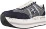 Premiata Beth Sneaker Denim Blauw Blue Dames - Thumbnail 2