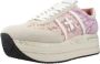 Premiata Gaatjesvetersneakers met platformszool Pink Dames - Thumbnail 3