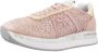 Premiata Kwaliteitslederen sneaker met koordtextuur Pink Dames - Thumbnail 2