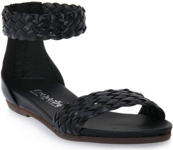 Priv Lab Sandalen NERO TRECCIA