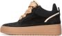 PS Poelman SmileFavorites Dames Sneakers Zwart Suéde - Thumbnail 3