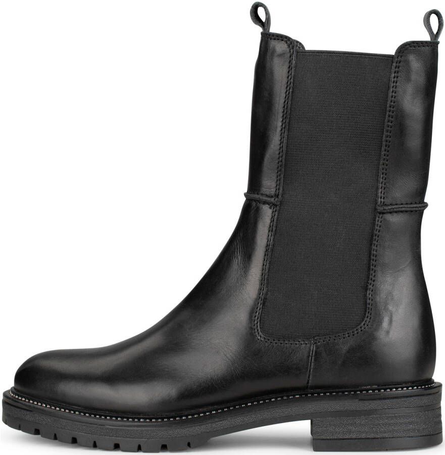 PS Poelman Dungaball leren chelsea boots zwart