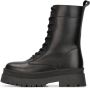 PS Poelman Korio leren veterboots zwart - Thumbnail 2