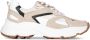 PS Poelman Tokio chunky leren sneakers beige wit - Thumbnail 2