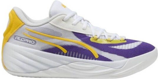 PUMA All-pro Nitro La Basketbalschoenen Wit