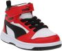 Puma Rebound v6 Mid V6 Mid sneakers wit zwart rood Imitatieleer 31 - Thumbnail 8