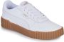 PUMA Carina 3.0 Dames Sneakers White- Gold-Gum - Thumbnail 2