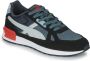 PUMA Graviton Pro Sneakers Evening Sky Platinum Gray Parisian Night Blue Wash Burnt Red Heren - Thumbnail 3