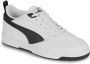 PUMA Rebound v6 Low Unisex Sneakers White- Black- Black - Thumbnail 4