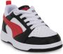 Puma rebound v6 low sneakers wit zwart kinderen - Thumbnail 1