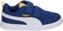 Puma Courtflex V3 sneakers kobaltblauw wit geel - Thumbnail 5