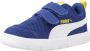 Puma Courtflex V3 sneakers kobaltblauw wit geel - Thumbnail 2