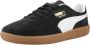 Puma Zwarte Leren Sneakers Stijlvol Ontwerp Black - Thumbnail 3