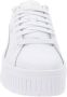 Puma Dames Leren Sneakers met SoftFoam+ Demping White Dames - Thumbnail 3