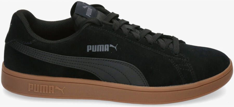 Puma smash best sale v2 black suede