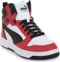 PUMA Rebound v6 Unisex Sneakers White- Black-For All Time Red - Thumbnail 5