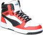 Puma Rebound V6 Mid Jr White Black for All Time Red Fashion sneakers Schoenen weiß maat: 37.5 beschikbare maaten:36 37.5 38.5 39 - Thumbnail 7