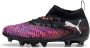 Puma Future 8 Match FG AG Junior voetbalschoenen zwart wit oranjerood - Thumbnail 8