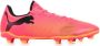 PUMA Future 7 Play Gras Kunstgras Voetbalschoenen (MG) Roze Zwart Oranje - Thumbnail 4