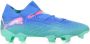 PUMA Future 7 Ultimate Gras Kunstgras Voetbalschoenen (MG) Blauw Turquoise Wit - Thumbnail 3